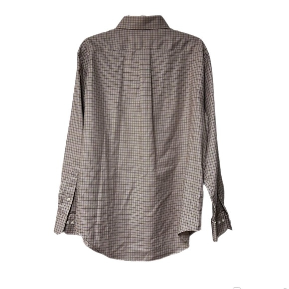 Lauren Ralph Lauren Classic fit Non-Iron Long Sleeve Blouse Sleeve Button ShIft - Picture 2 of 12